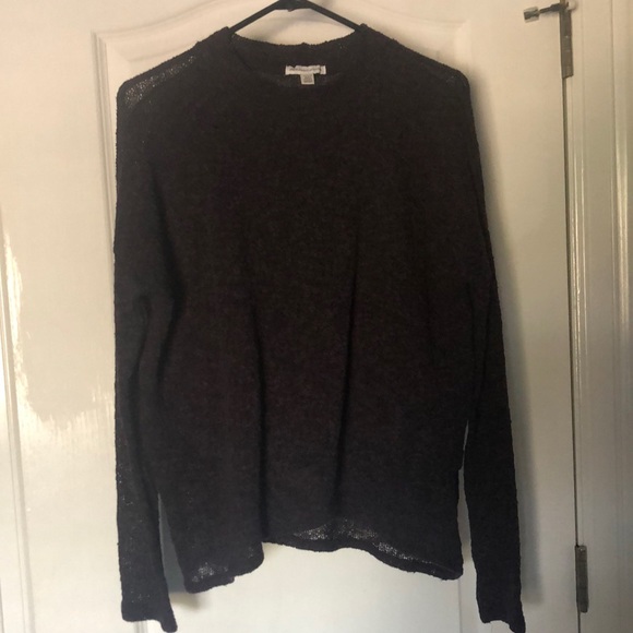 AE American Eagle Plum Purple Knit High Mock Neck Pullover Sweater - Picture 4 of 11